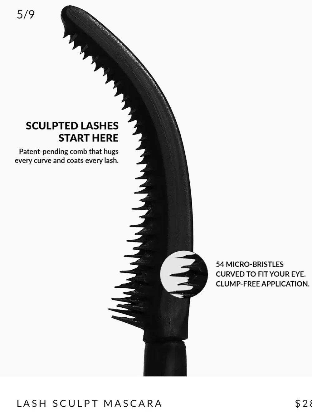 REFY Lash Sculpt Mascara in Black sculpted lifted lengthened up to 12 hours